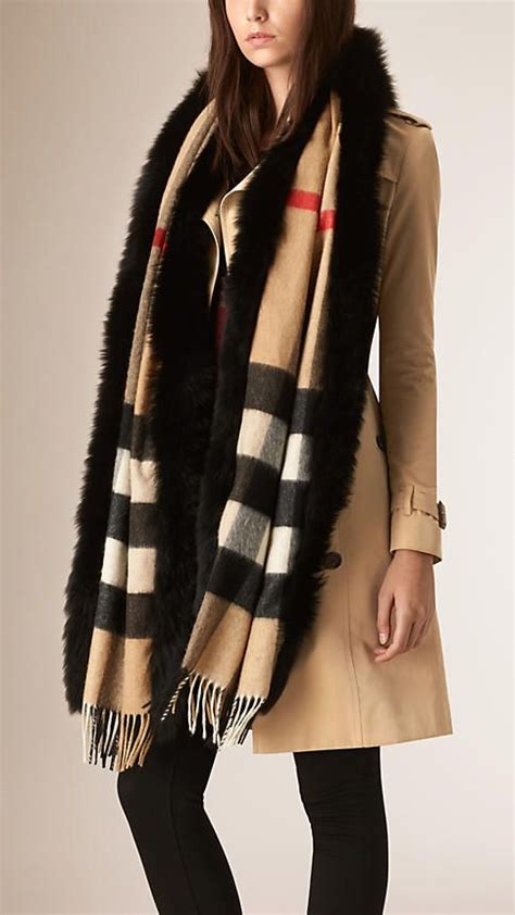 шарф burberry черный|Burberry scarves for women.